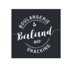 Logo de la boulangerie et snacking Baland